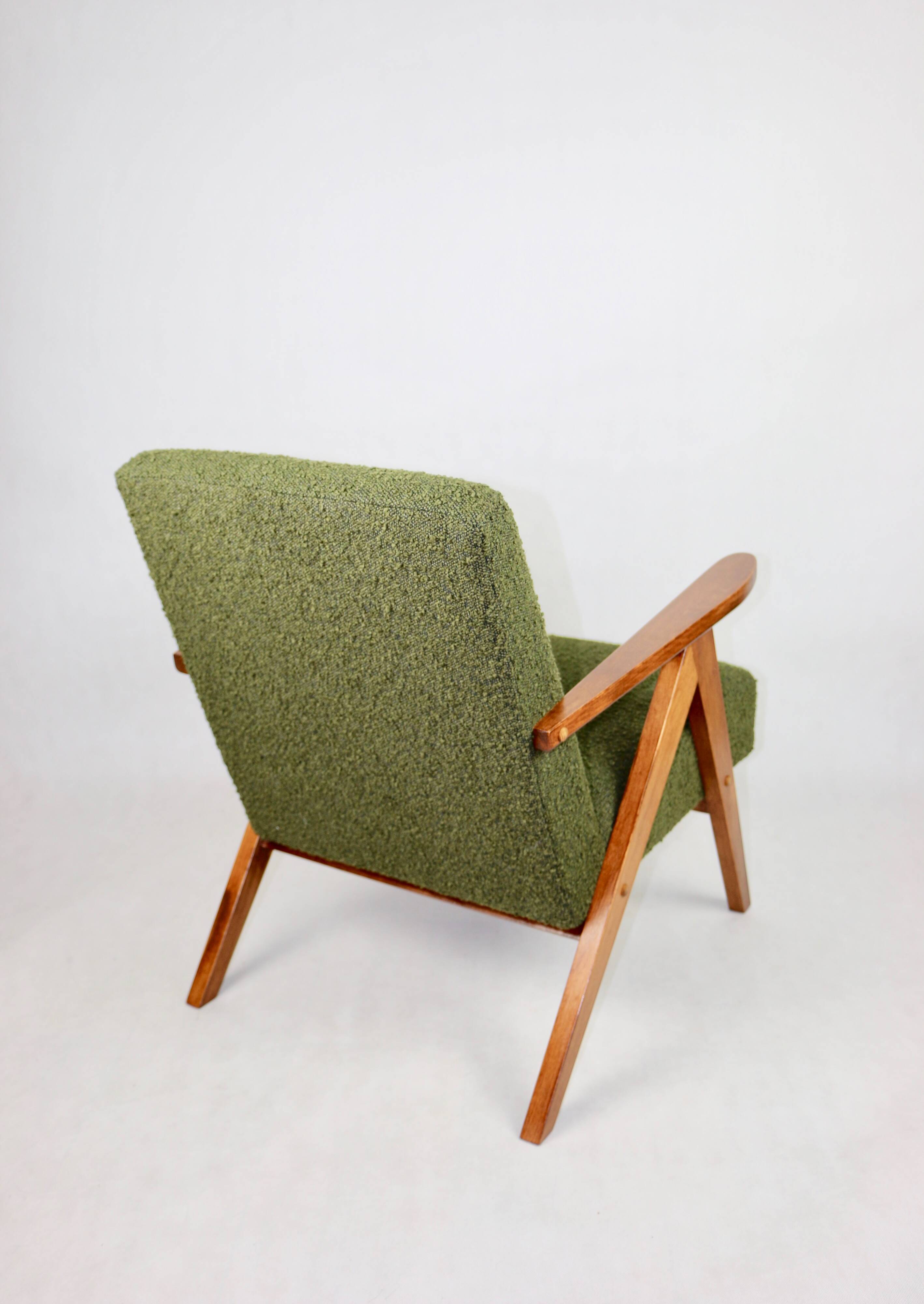 Vintage B-310 VAR Olive Curly Structural Armchair 1970s - 2 pieces available