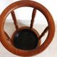 wooden umbrella stand, openwork wooden umbrella rest, wooden walking stick holder.