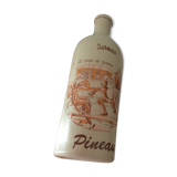 Bouteille en gres gris, beige