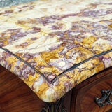 Chest of drawers 2 drawers Louis XV marquetry rosewood