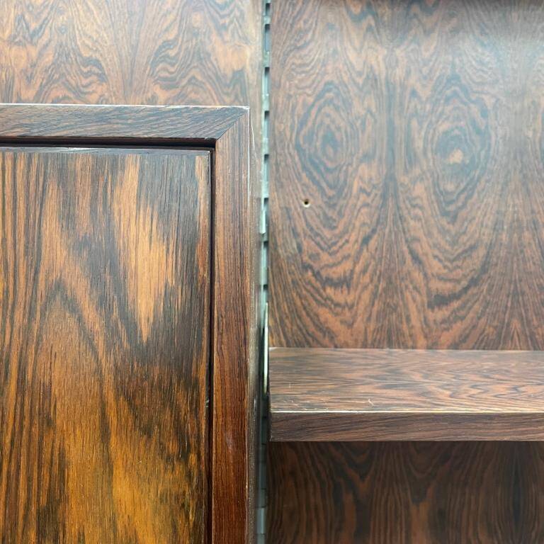 Extraordinary Rio rosewood bookcase