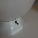 XL bathroom ceiling light from Palace, porcelain and opaline, 1950s