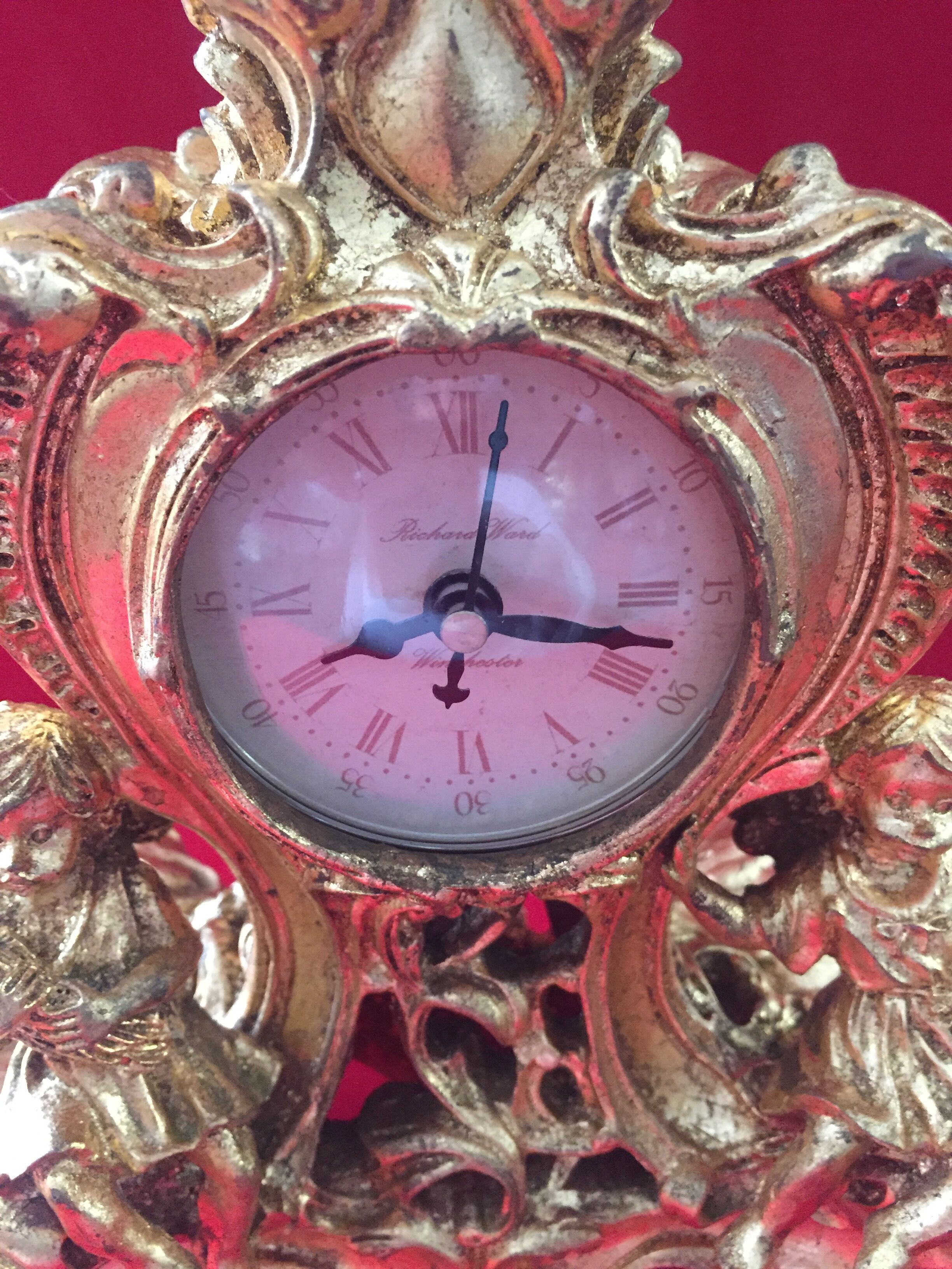 LOUIS XV RICHARD WARD WINCHESTER STYLE TABLE CLOCK