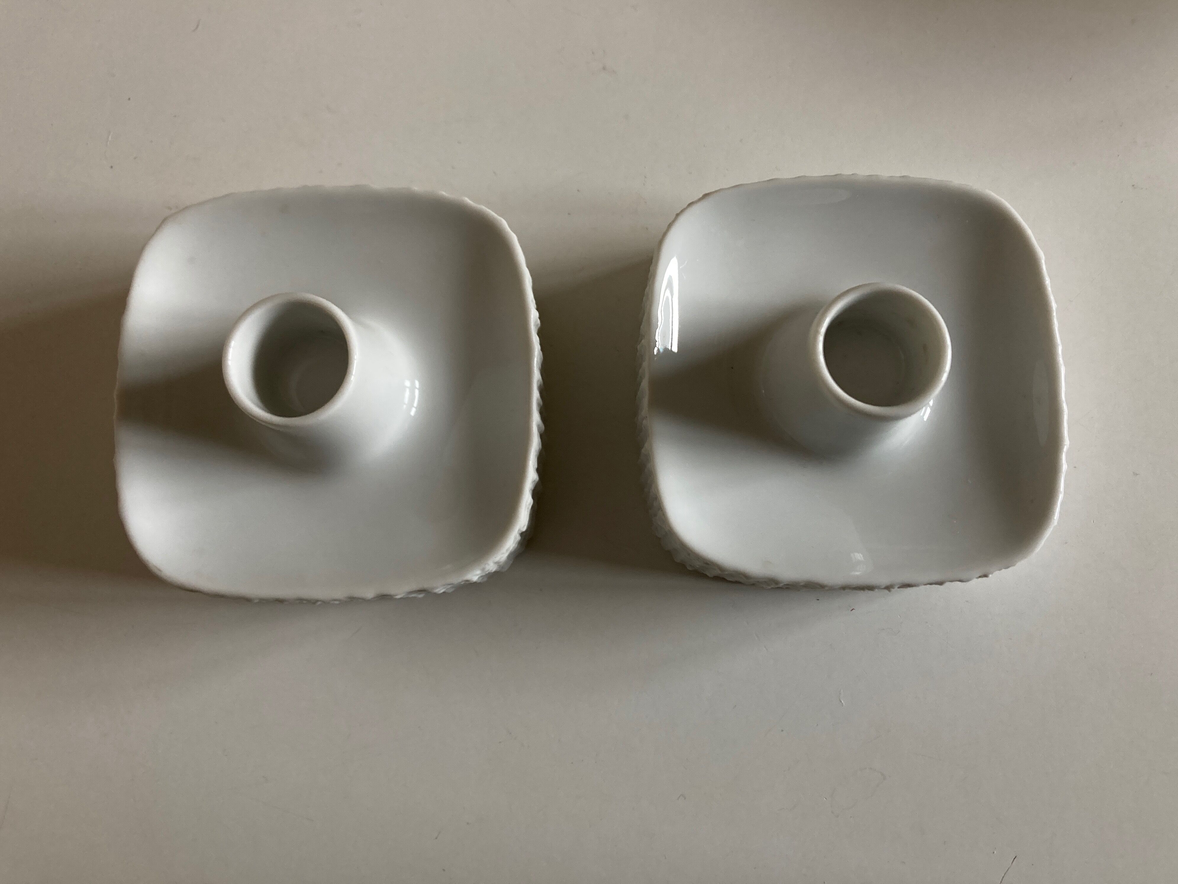 Pair of Scandinavian candle holders 1970 Thomas Rosenthal
