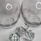 Pair of carafes in cut crystal XIX th, 31 cm