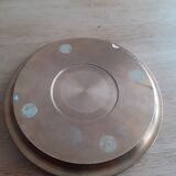 Hammered bronze ashtray