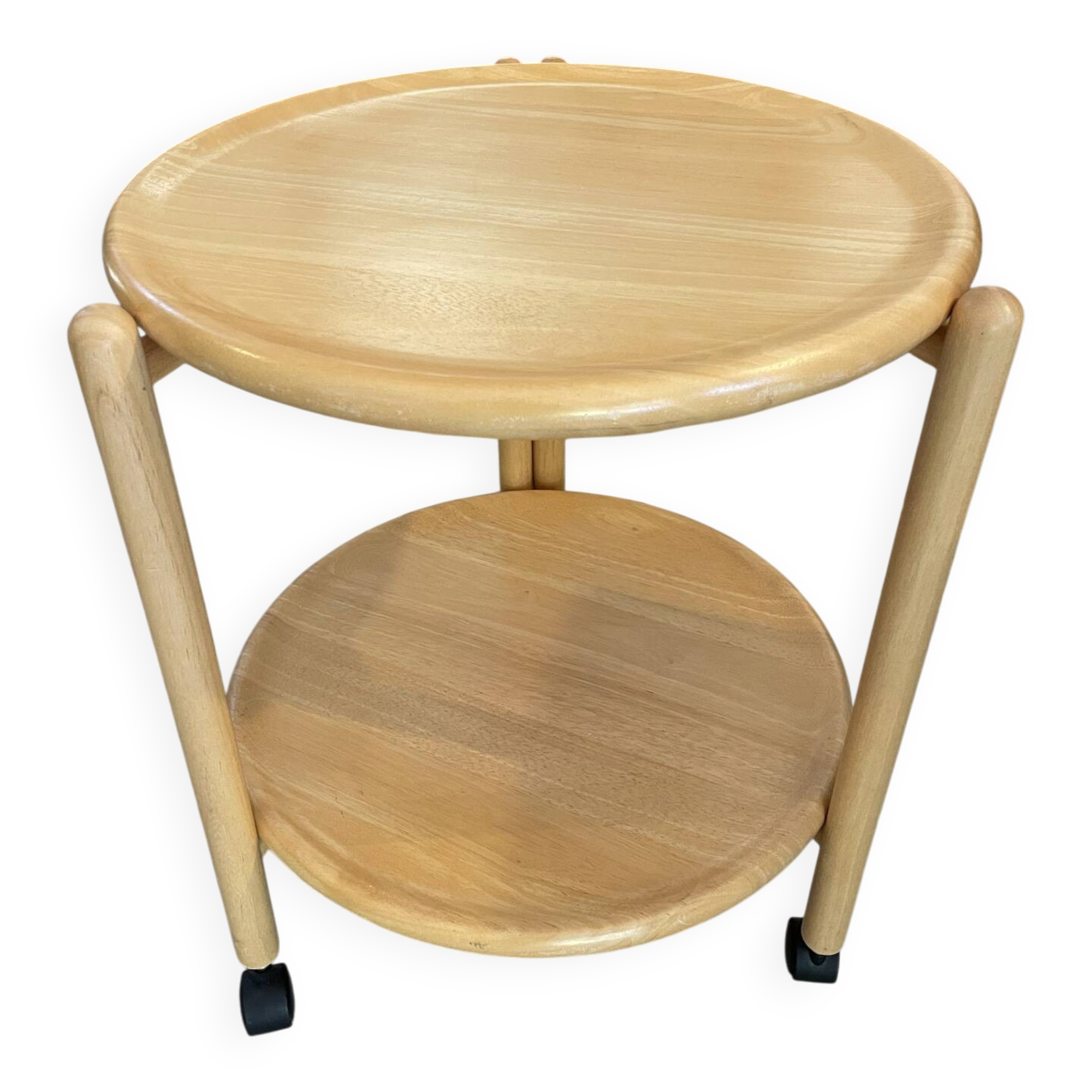 Lazy Susan bar cart