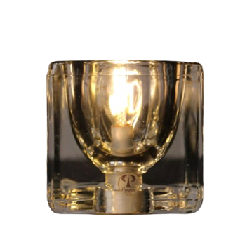 Ice Cube Glass Lamp by Putzler circa 1970