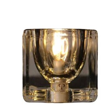 Lampe en verre Ice Cube par Putzler circa 1970
