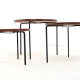 Round nesting tables 'Eindhoven' mid century