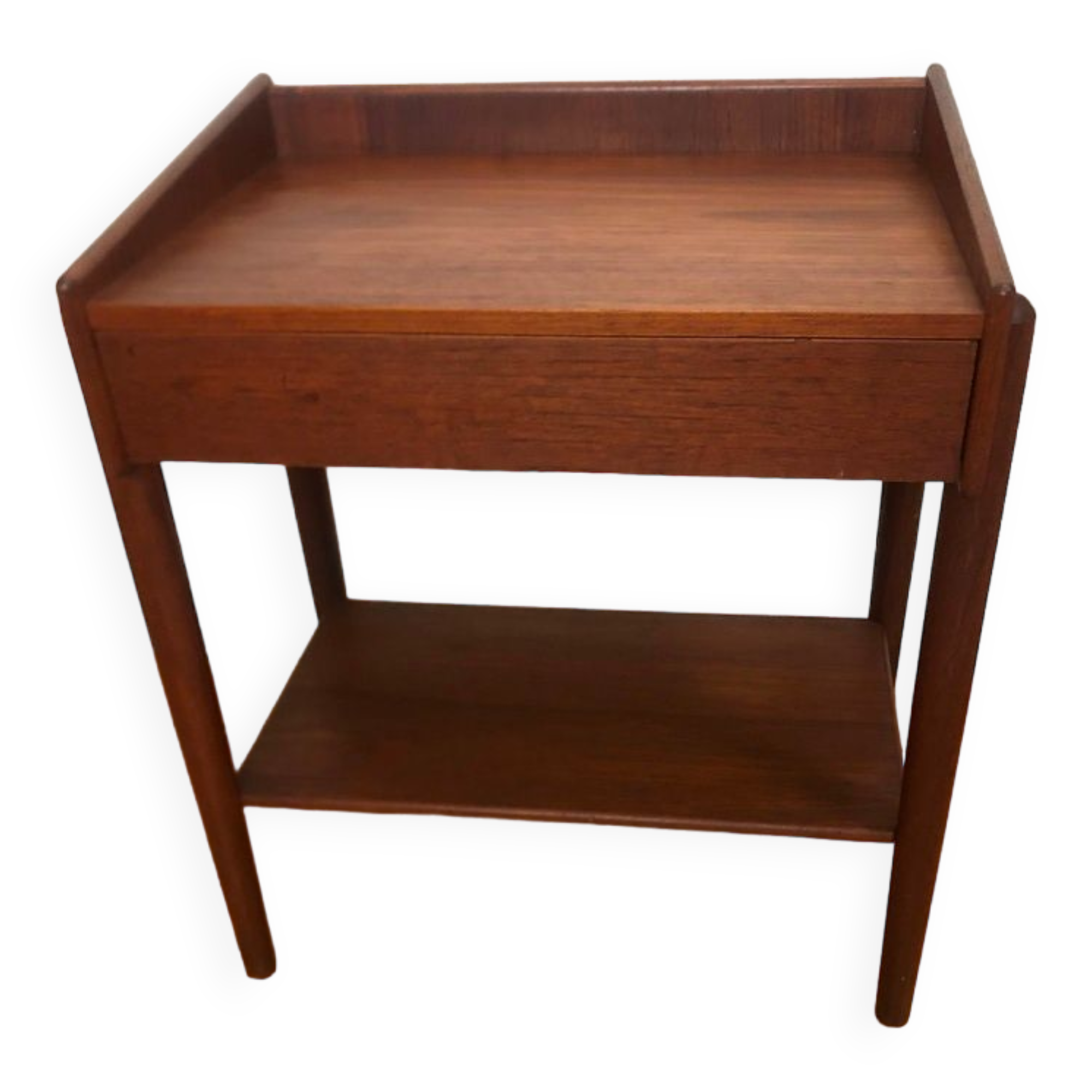 Teak bedside table Denmark 1950 soborg mobler n°148