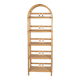 Rattan bookcase-shelves