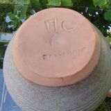 Vintage ceramic water decanter stamped Vallauris