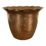 Ancien pot de fleurs en cuivre