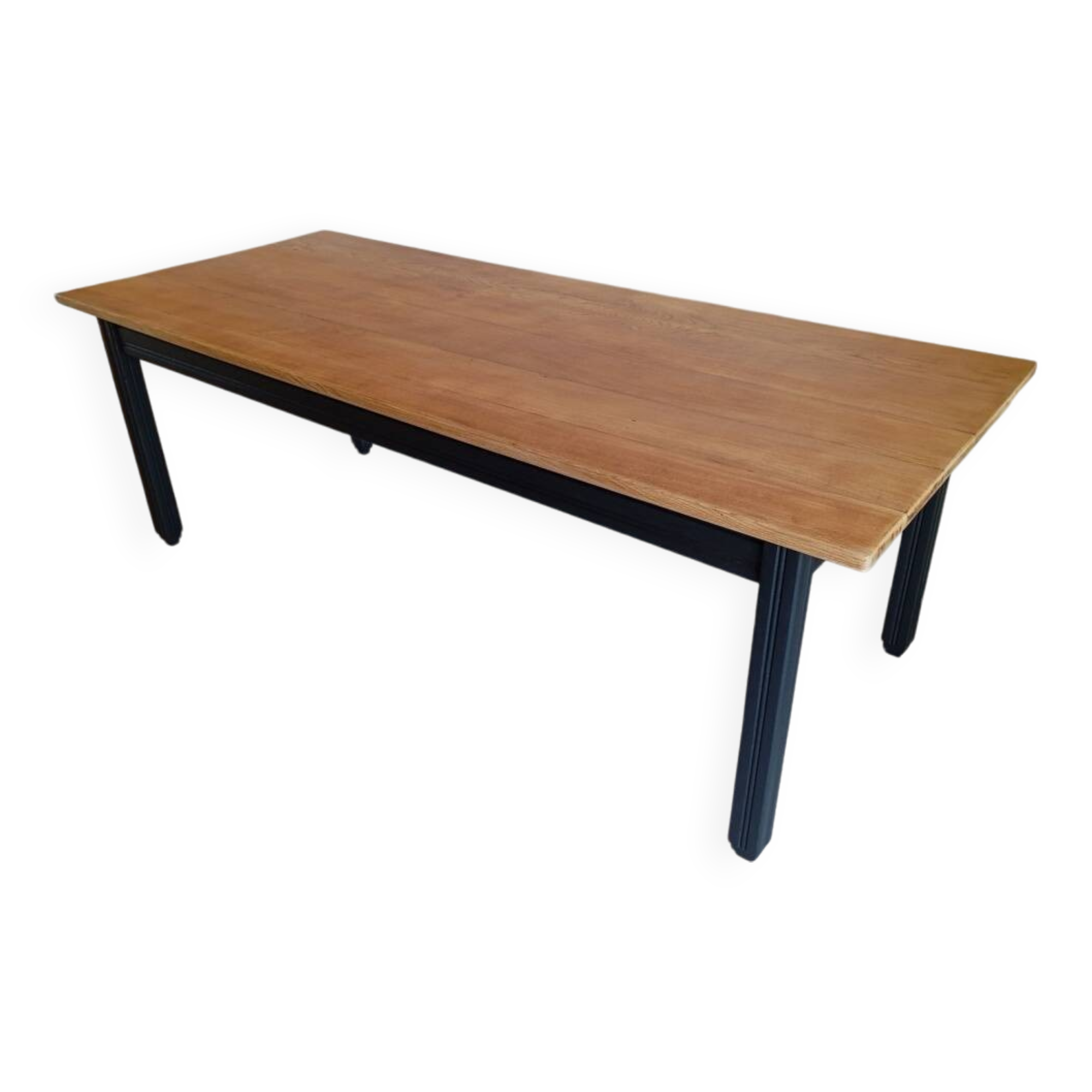 Solid oak farmhouse table 213 cm