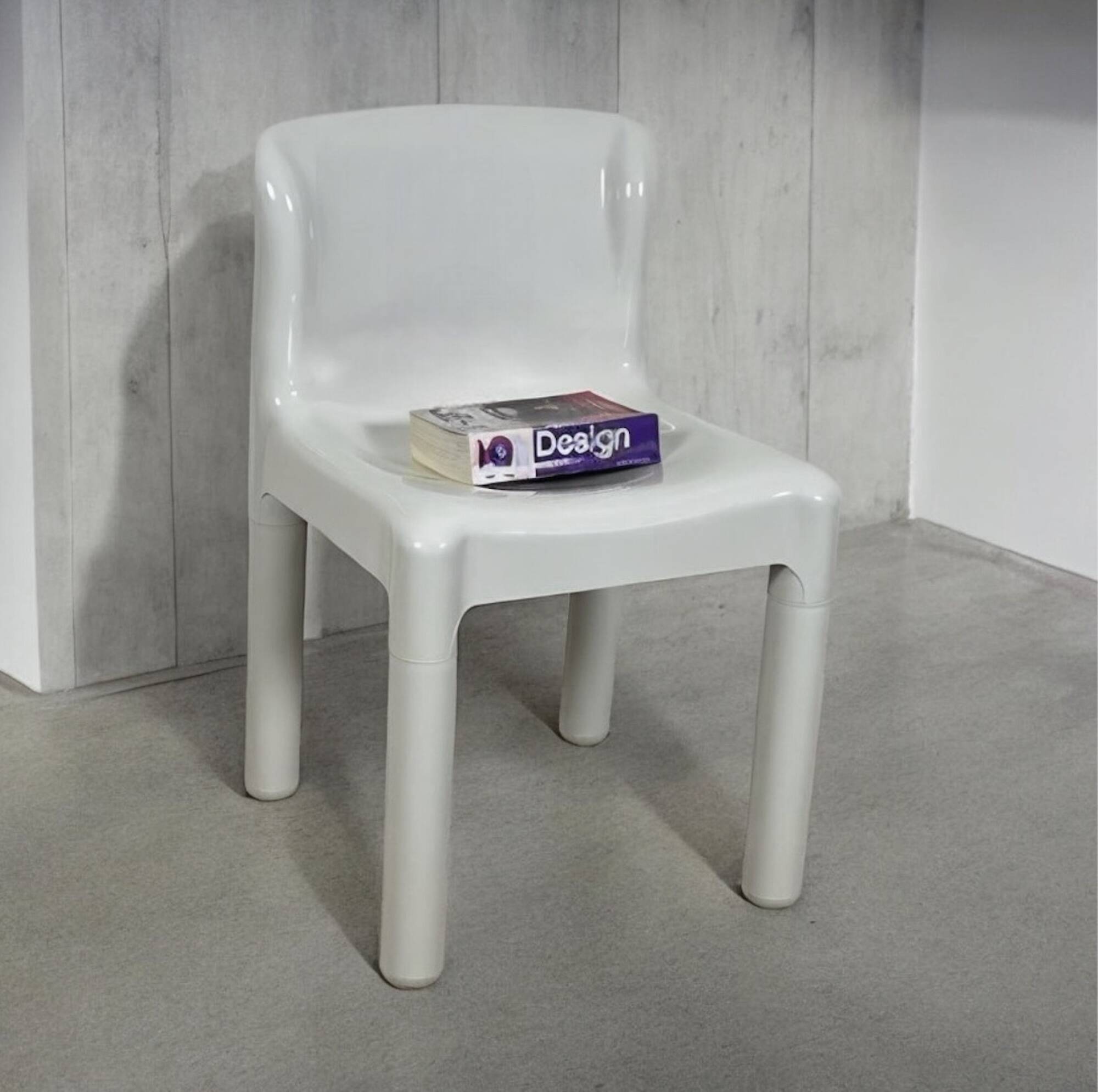 Chaise modèle 4875 par Carlo Bartoli pour Kartell, 1970