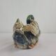 Duck majolica planter, planter, 1900