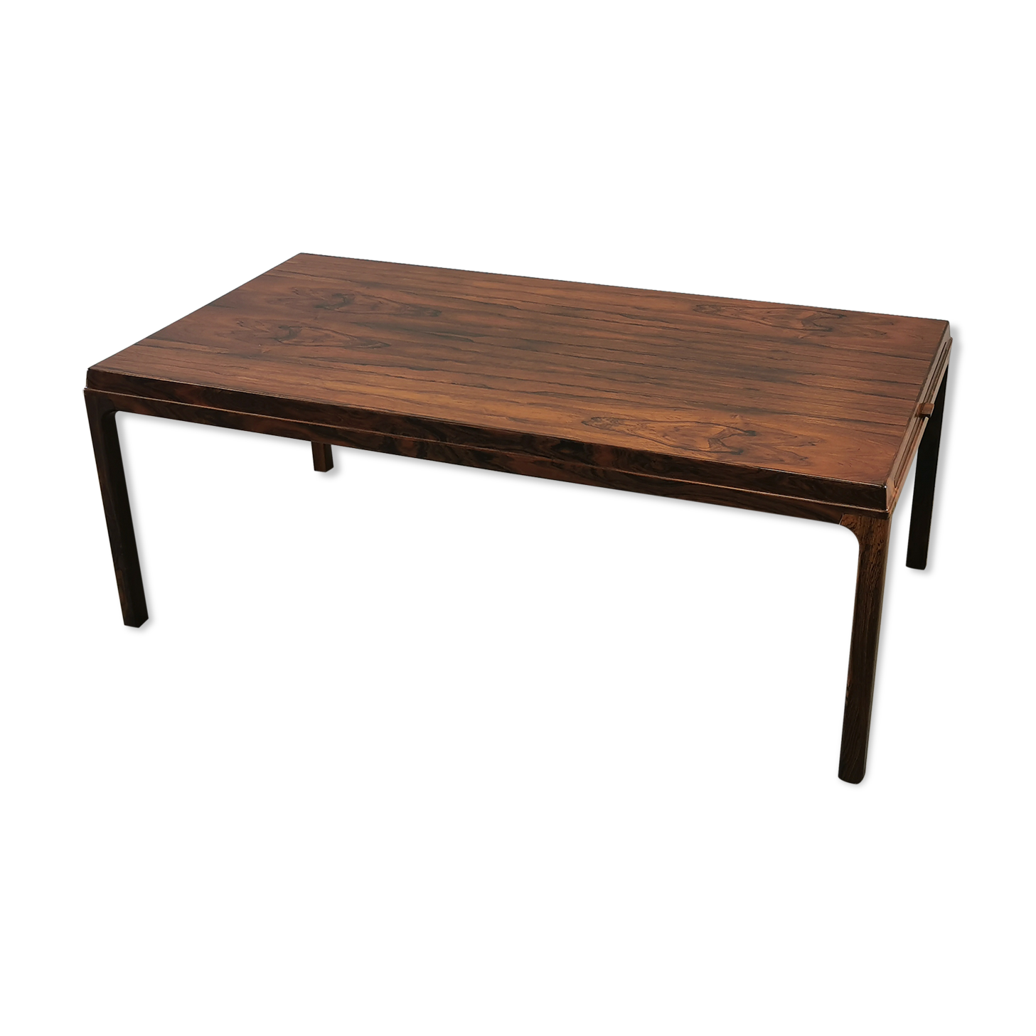 Scandinavian rosewood coffee table Johannes Andersen for Trensum