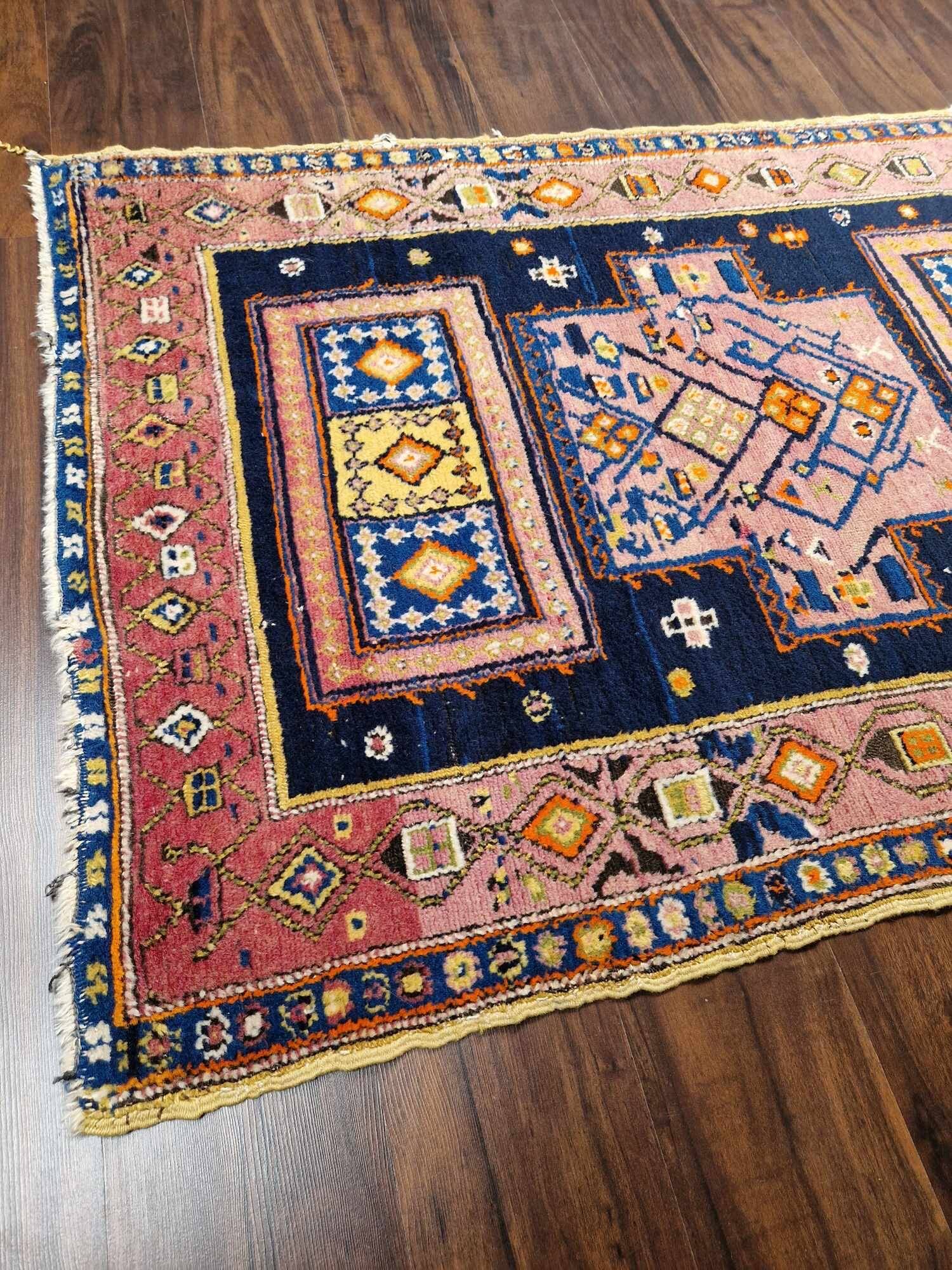 Antique Kalkaz carpet, 1920, wool on wool, 120/320 cm.