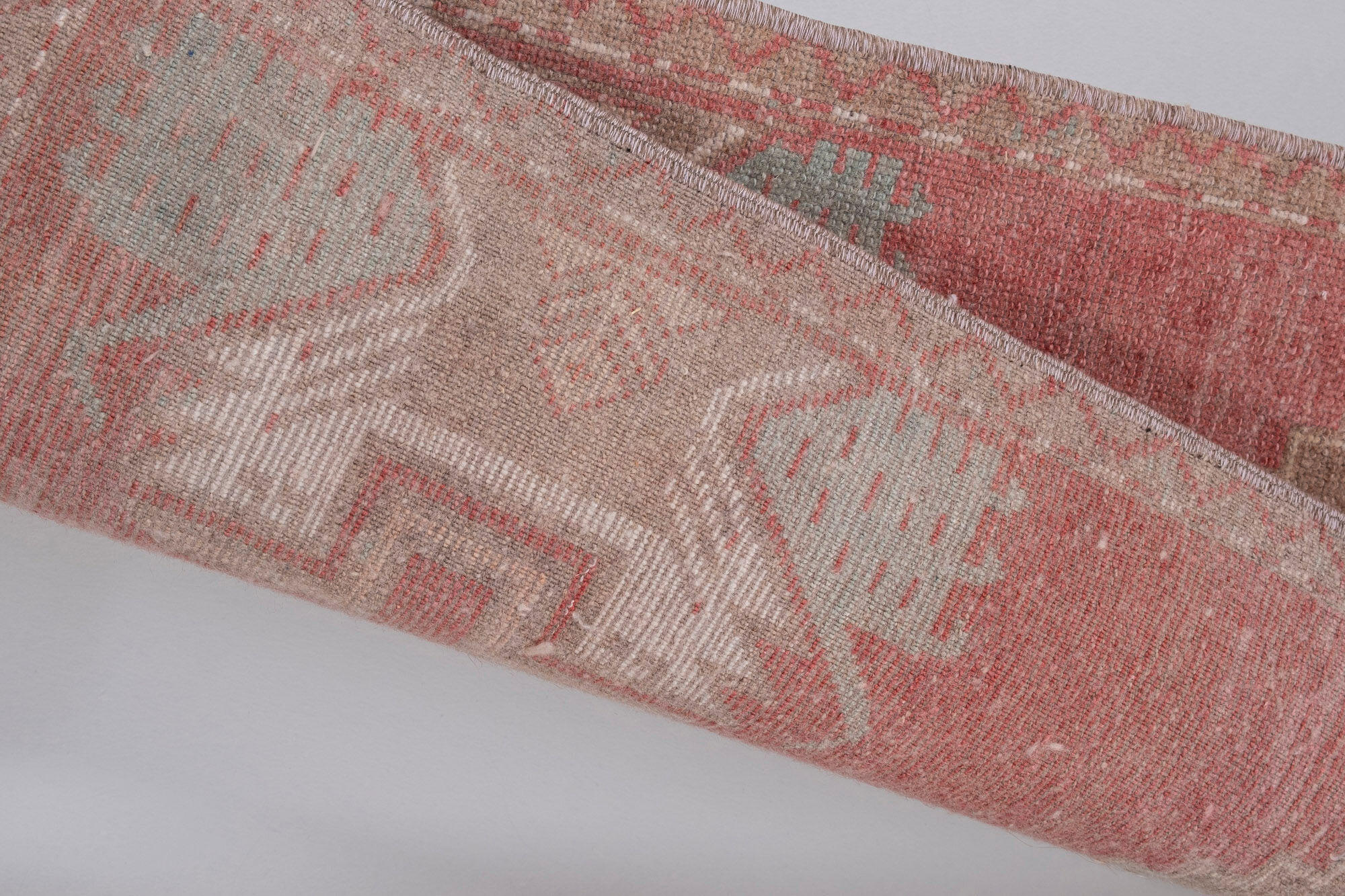 Set of 2 turkish carpets, 1970s, 47 x 126 - 47 x 128 cm