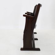 1970 two seater cinema bench by ton, czechoslovakia