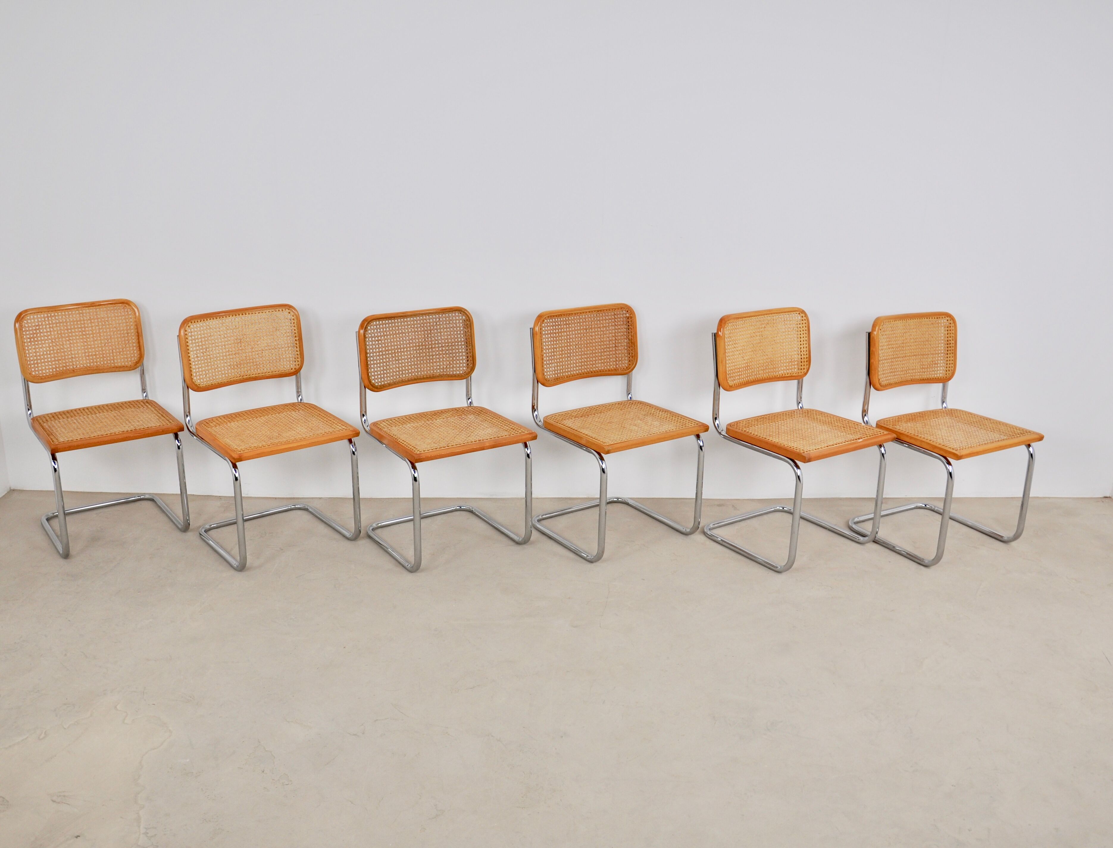 Dinning chairs B32 by Marcel Breuer