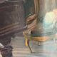 Old painting gilded wood frame