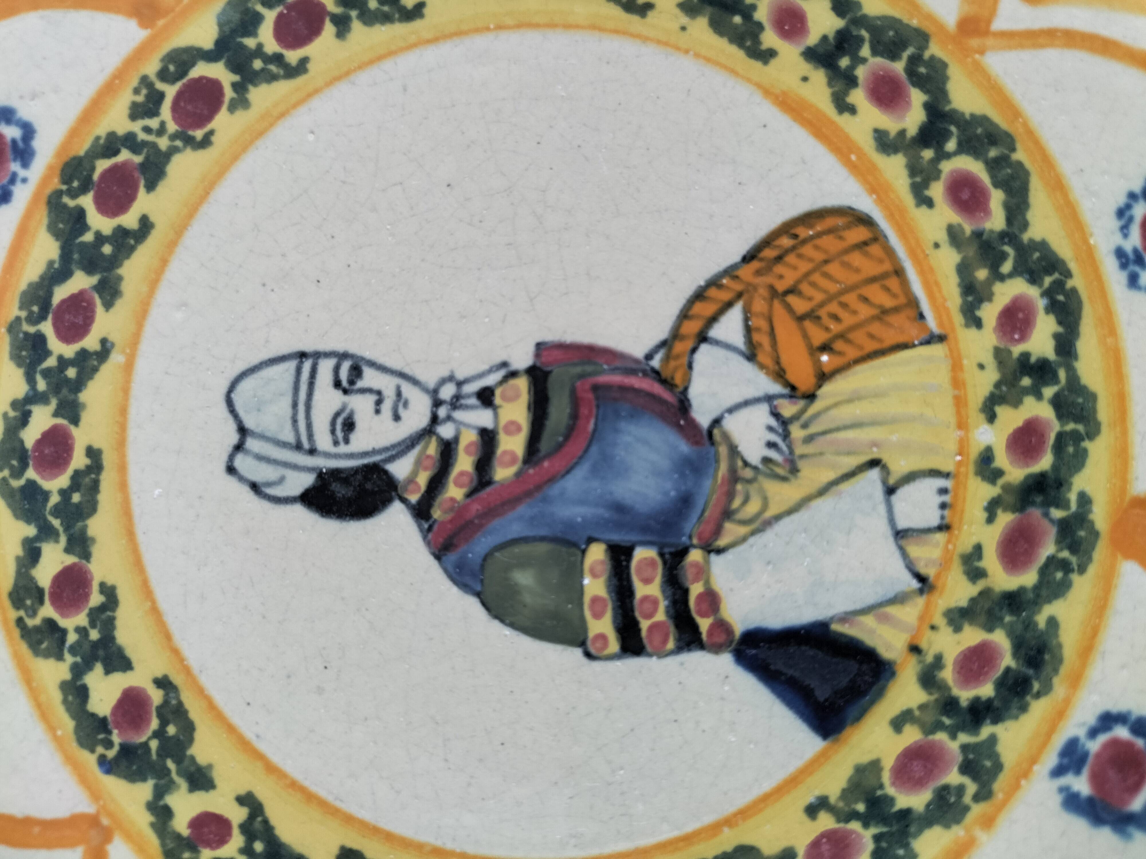 Duo of Henriot Quimper plates