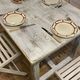 7 flat plates in white and red burgundy porcelain vintage Badonviller model Louise