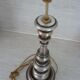 Old turned wooden lamp foot