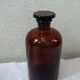 Bottles of pharmacy in amber glass, capacity 1 liter