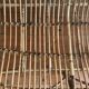Vintage rattan bench