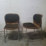 Pair of Drabert chairs designed by Gerd Lange