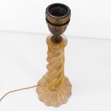 Murano lamp foot with twisted column barrel 1960