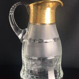 Pichet, cristal Moser, or 24 carats, collection Splendid