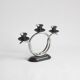 Art Deco Tubular Steel And Bakelite Candelabra, Netherlands 1930s