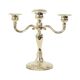 Vintage Candlestick Silver-Plated Metal Adjustable 20cm