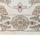 Vintage Beige Runner Rug, Wool Zeigler Carpet Runner 80x185cm