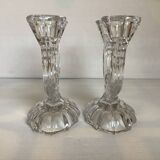 Pair of two-light Art Deco candlesticks