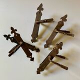Wrought iron handles from the 70s