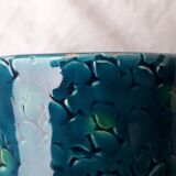 Blue ceramic vase