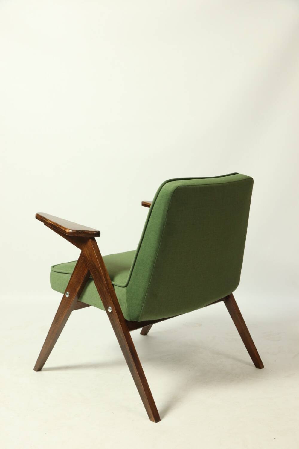 Paire de fauteuils vintage royale vert velvet Chierowski design