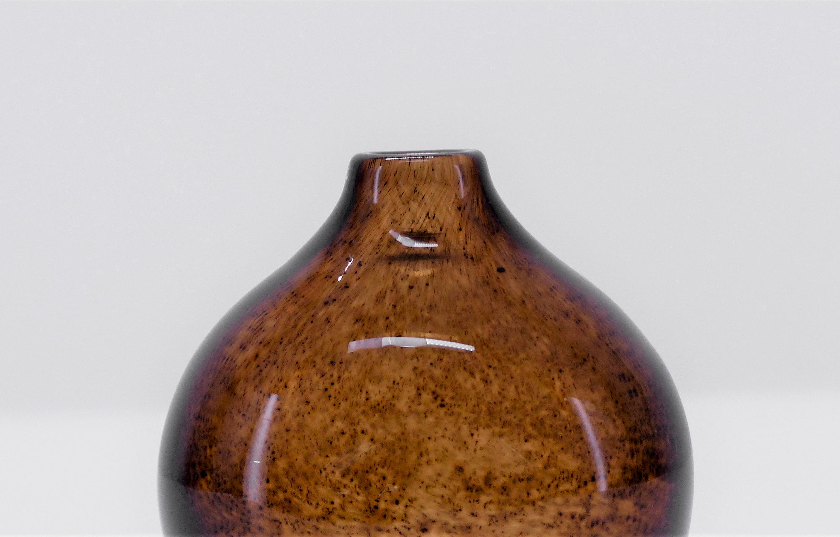 Gunnar Ander vase in blown glass 1960