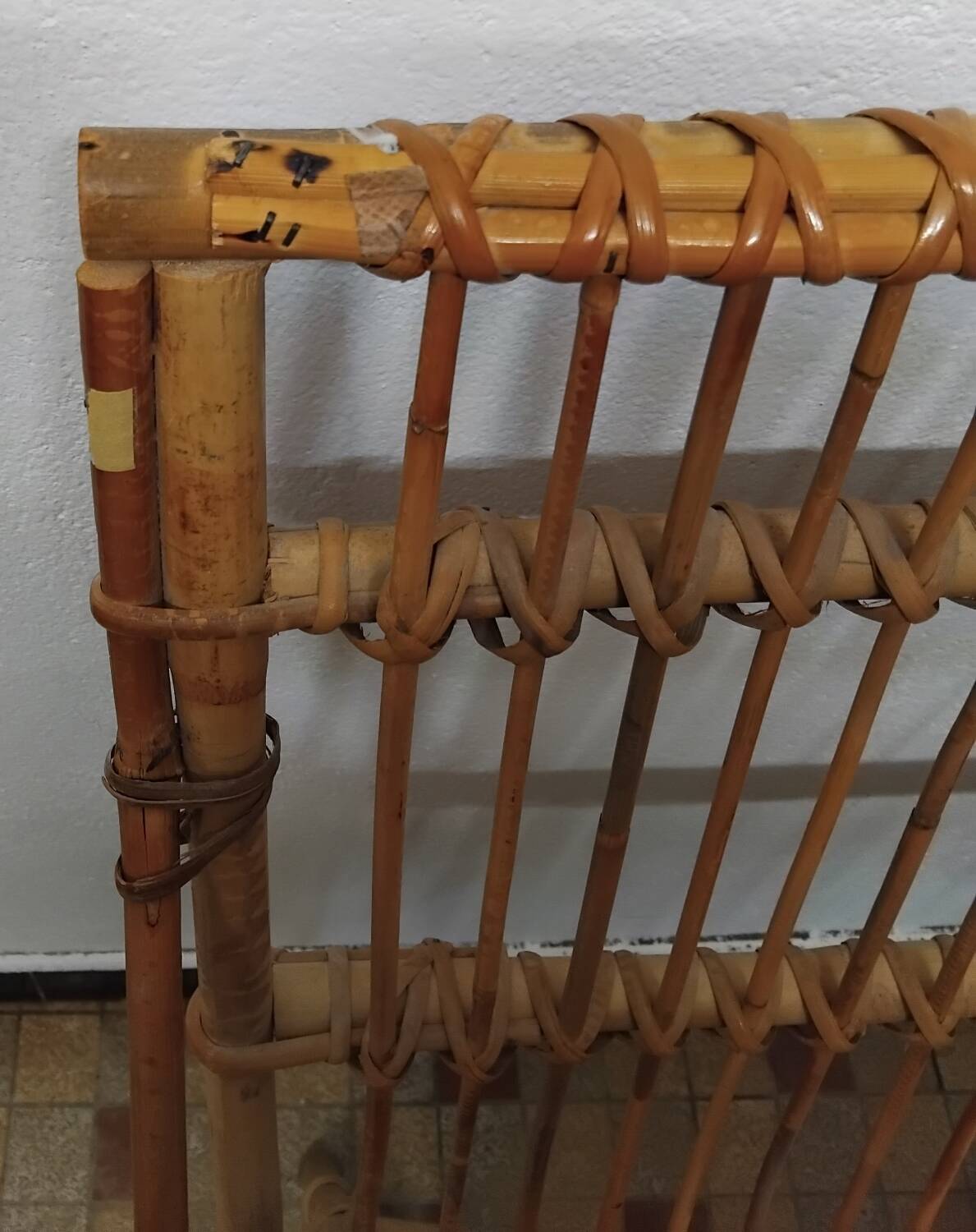Fauteuil en Rotin Vintage