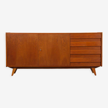 Enfilade en bois par Jiroutek pour Interier Praha U-460, 1960