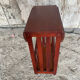 Antique Wooden Nightstand Side Table Folding Shelf Wine Magazine Rack
