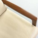 Vintage Two-Seater Senator Sofa in Teak by Ole Wanscher for Cado, 1970s