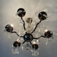 Girandole chandelier with crystal drops from the 60s and 70s