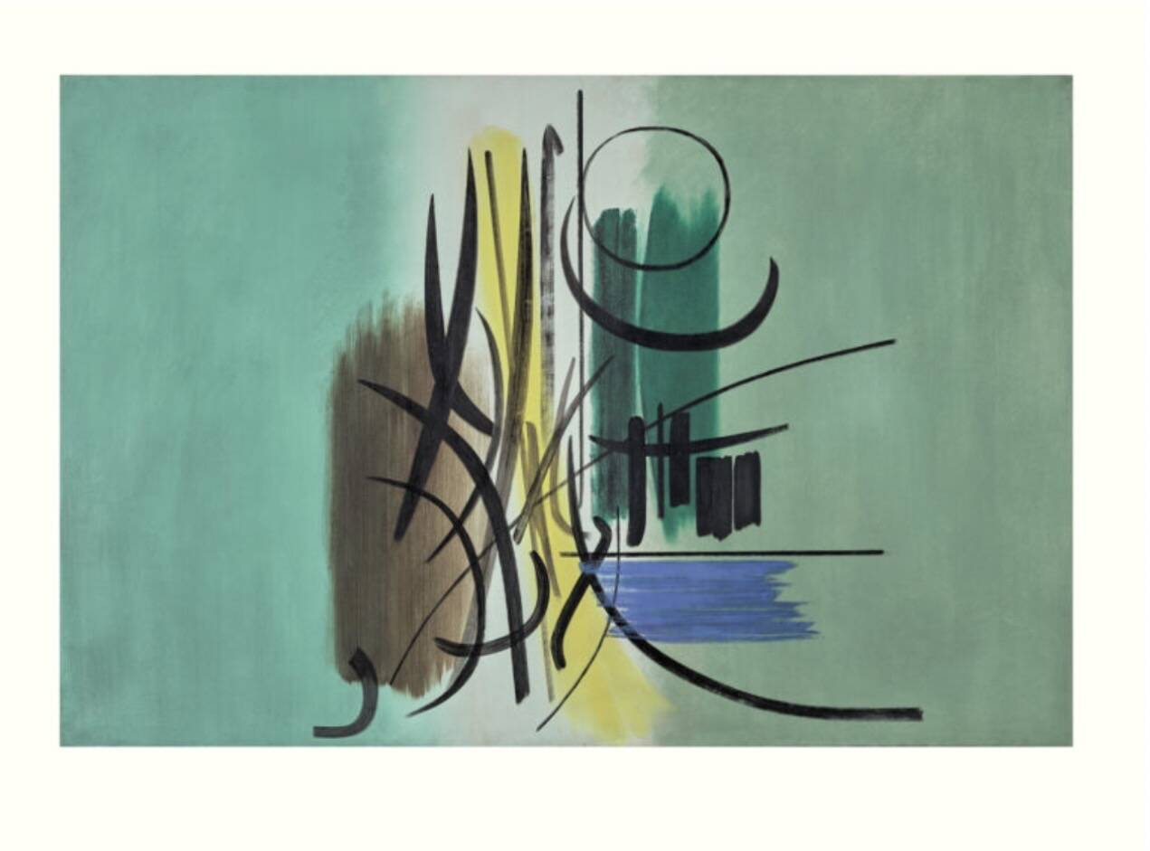Quadrichromy by Hans Hartung