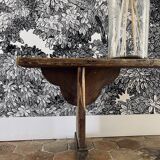 Weathered farm bench